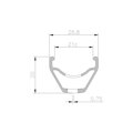 MACH1 Felni 5.20 SL 27.5 32D TLR fekete 510g