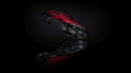 SHIMANO SHXC702 piros cipő