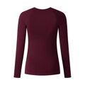 SHIMANO VERTEX LONG BASE LAYER bordó női póló