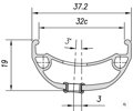 MACH1 Felni TRUCKY 32 27.5 32D fekete