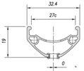 MACH1 Felni CROSS-R 27 29 32D fekete