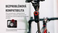 MAGENE L508 RADAR hátsó lámpa 7 funkciós USB fekete