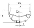 MACH1 Felni TRUCKY 32 27.5 28D fekete