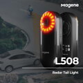 MAGENE L508 RADAR hátsó lámpa 7 funkciós USB fekete