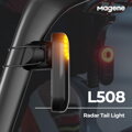 MAGENE L508 RADAR hátsó lámpa 7 funkciós USB fekete
