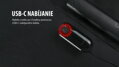MAGENE L508 RADAR hátsó lámpa 7 funkciós USB fekete