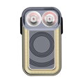 MAGICSHINE SEEMEE 100AD RADAR hátsó lámpa 7 funkciós USB fekete