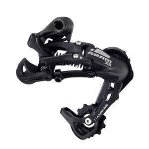 SRAM X-5 9-speed derailleur, medium guide, Aluminum black