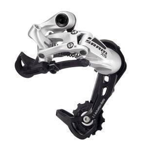 SRAM X-5 9-speed derailleur, medium guide, Aluminum silver