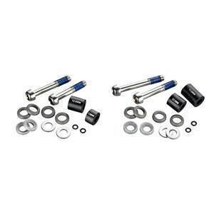 SRAM Post Spacer Set - 20 S (Front 180/Rear 160), includes Stainless screws for mounting the caliper
