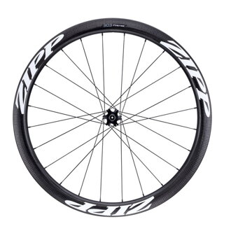 ZIPP Braided Wheels 303 Tubular Disc Brake 6-Bolt 700c 77D Front 24Spokes Convertible-Quick Release, 12mm &