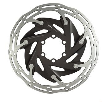 SRAM Brake disc Centerline X road 2 Piece 140mm Black (package includes stainless steel screws) Rounded