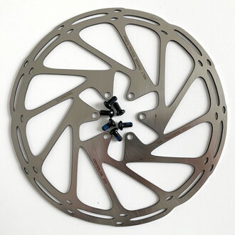 SRAM CENTERLINE BRAKE DISC 200MM WITH STEEL BOLTS - ROUNDED