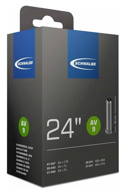 SCHWALBE butil 24x1 1/8/1,75 AV 40mm