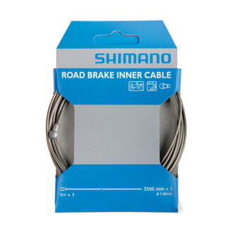SHIMANO Road brake cable 1.6x3500mm stainless steel tandem