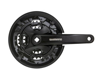 SHIMANO Middle Altus MT101 175mm 44/32/22z. 9-k. black with square cover