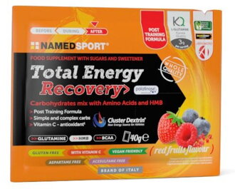 NAMEDSPORT Drink TOTAL ENERGY RECOVERY red fruit 40g