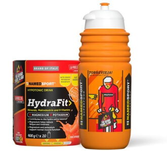 NAMEDSPORT Drink HYDRAFIT red orange 400g+ bottle