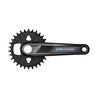 SHIMANO Center Deore M6100 175mm 30z. 12-k. black two-piece without bearings