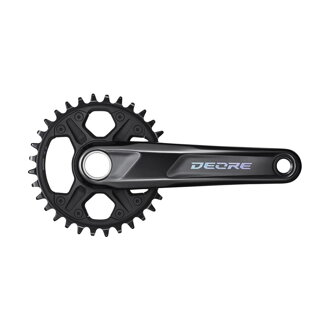 SHIMANO Center Deore M6100 175mm 32z. 12-k. black two-piece without bearings