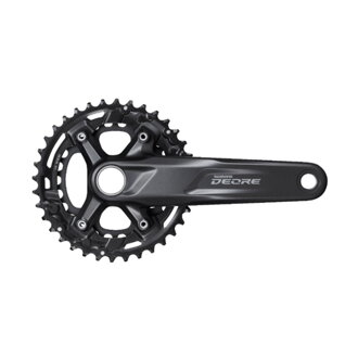 SHIMANO Center Deore M5100 175mm 36/26z. 11-k. black two-piece without bearings