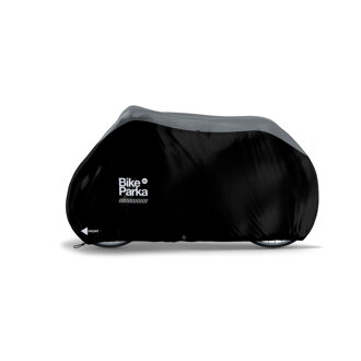 BIKEPARKA XL cover for a black bicycle