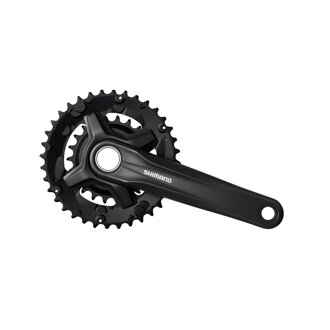 SHIMANO Center Altus MT210 175mm 36/22 9-k. black without cover two-piece without bearing