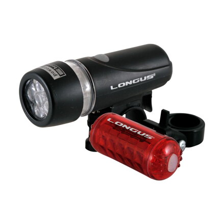 LONGUS Fénykészlet FIVE 5+5 LED 3/4 funkciós fekete