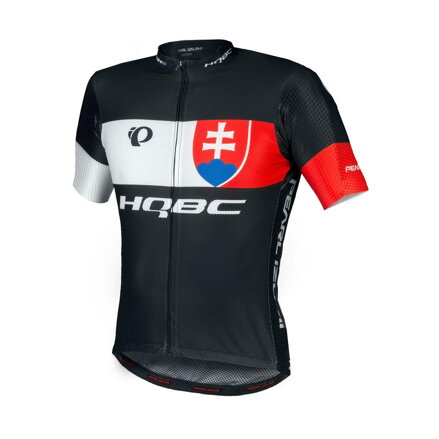 HQBC QPI SK TEAM rövid ujjú fekete/piros mez