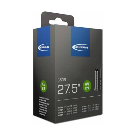 SCHWALBE Inner tube 27.5x1.50/2.40 AV 40mm