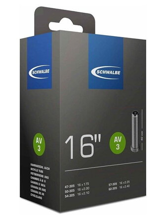 SCHWALBE Tube 16x1.75/2.10 AV 40mm