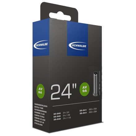 SCHWALBE Belső AV9A 24x3/4 / 1 1/8 40mm (20/28-541) 95g