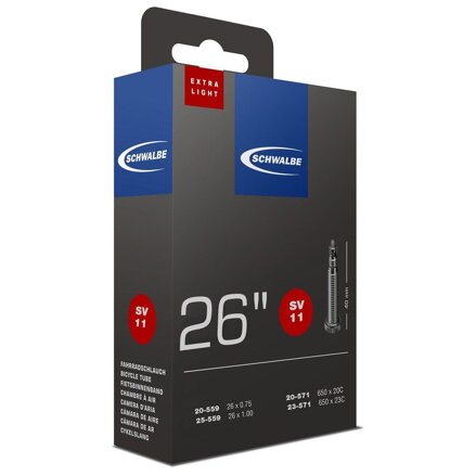 SCHWALBE Inner tube 26x1.00 FV 40mm