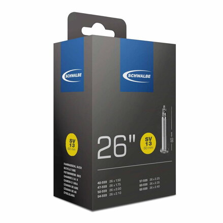 SCHWALBE Belső SV13 26x1.50/2.50 60mm (40/62 559) 190g