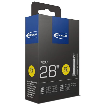 SCHWALBE Belső SV15 700x18/28C FV 60mm (18/28-622) 105g
