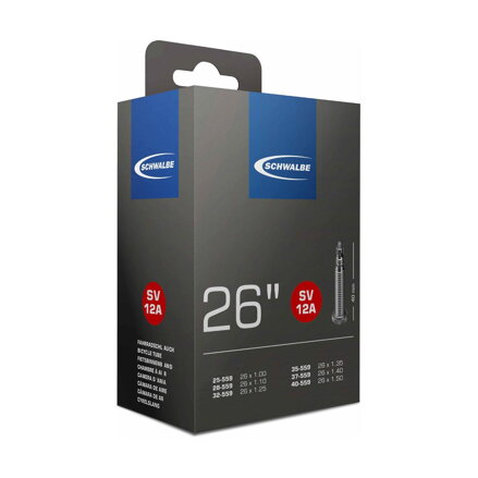 SCHWALBE Belső SV12A 26x1.00/1.50 40mm (25/40-559) 120g