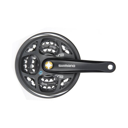 SHIMANO FC-M311 Hajtómű Altus 170 mm 42/32/22 fogas 7/8 sebességes fekete négyszögletes házvédővel