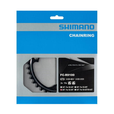 SHIMANO FC-R9100 Lánckerék 36 fogas Dura Ace fekete 110mm
