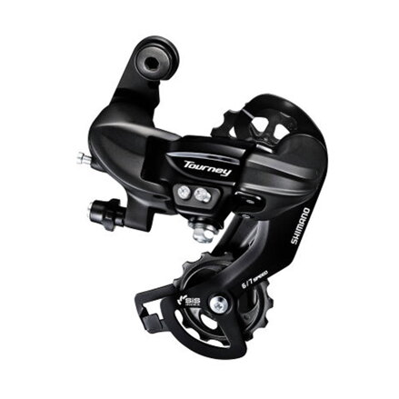 SHIMANO Hátsó váltó Tourney RD-TY300 6/7 sebességes horgok nélkül