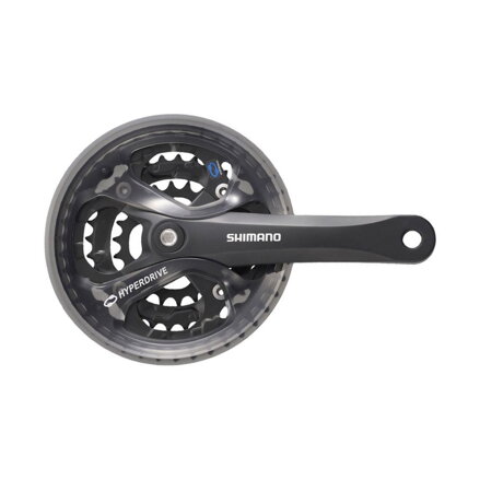 SHIMANO FC-M361 Hajtómű Acera 175 mm 42/32/22 fogas 7/8 sebességes fekete négyszögletes házvédővel