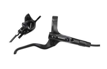 SHIMANO E-MT201 Hidraulikus fék hátsó fekete Post Mount 1700mm fékcső + fékbetét ek B05S