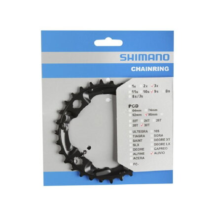 SHIMANO FC-M4000/4050 Lánckerék 30 fogas Alivio 9 sebességes 96mm