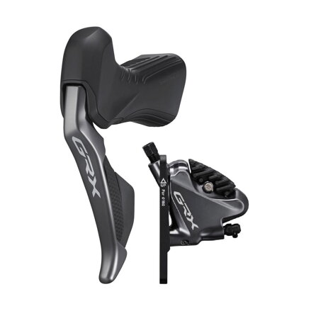 SHIMANO ST-RX815L/BR-RX810F 2-lánckerek Dual control GRX bal Di2 váltás/hidraulikus fék