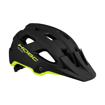 HQBC ROQER fekete/neon sárga matt sisak