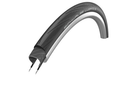 SCHWALBE Külső gumi LUGANO II ENDURANCE (25-622) 700x25C Active 50EPI 490g fekete