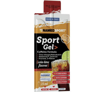 NAMEDSPORT SPORT cola/lime gél 25ml