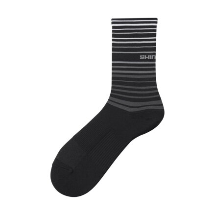 SHIMANO ORIGINAL TALL fekete/fehér kerékpáros zokni