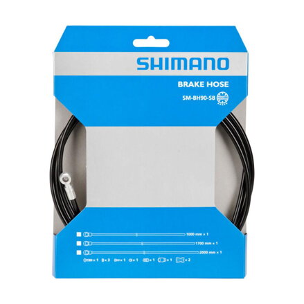 SHIMANO SM-BH90 hidraulikus fékcső 1000mm fekete M985/785/675