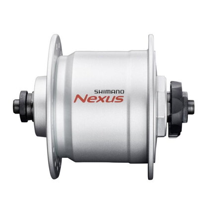 SHIMANO DH-C3000 6V/3W 32 lyuk ezüst dinamós agy gyorskioldóval + túlfeszültség védelem SMDH10