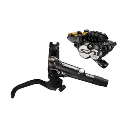 SHIMANO I-M820 Hidraulikus fék Saint hátsó fekete Post Mount 1700mm fékcső + fékbetét ek H03C